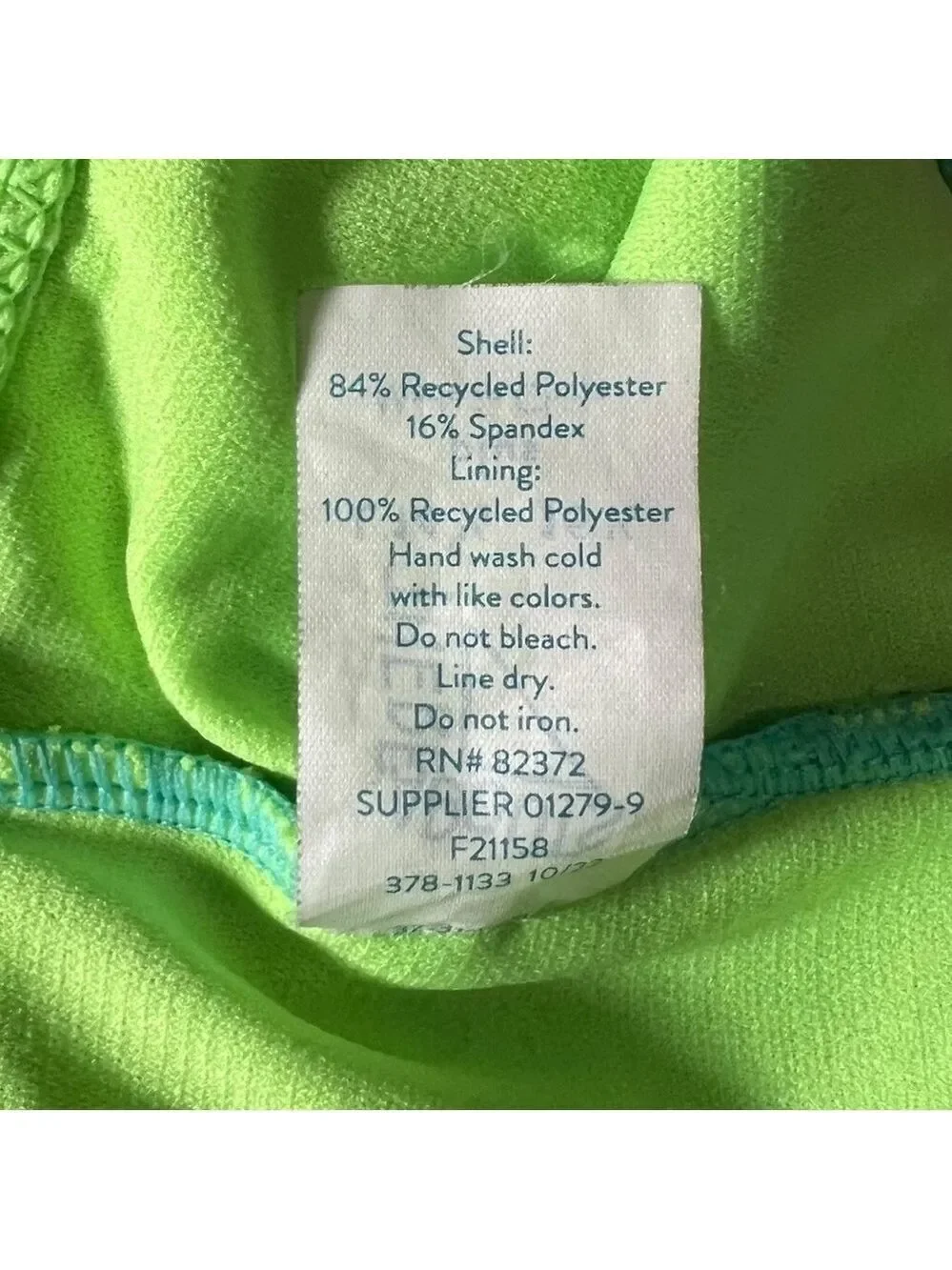 Thereabouts Girl’s Bikini Set Island Turquoise Size Large Plus